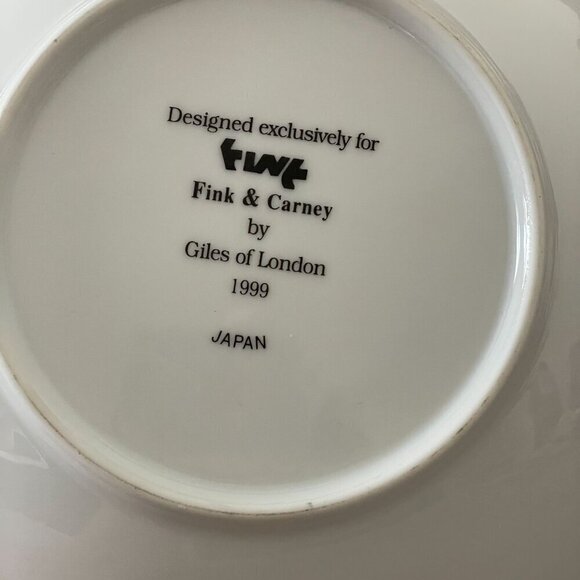 Giles of London Fink & Carney 1999 Manhattan New York City Landmarks 9" Bowl - Picture 11 of 11